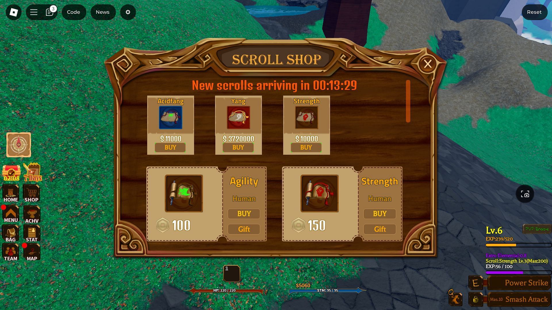 The Scroll Shop (Image via Roblox)