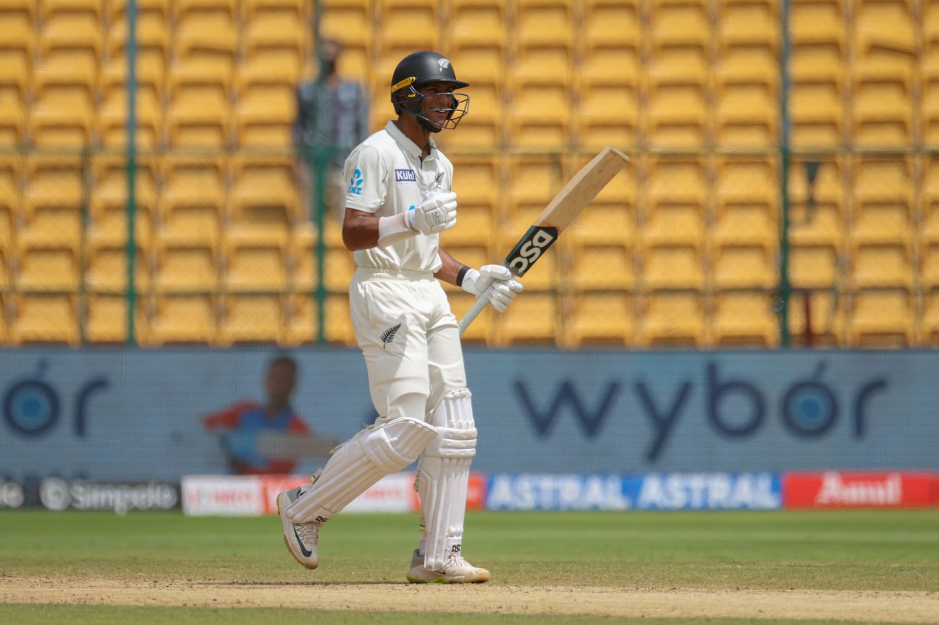 Rachin Ravindra scored a century in New Zealand&#039;s first innings of the Bengaluru Test. [P/C: BCCI]