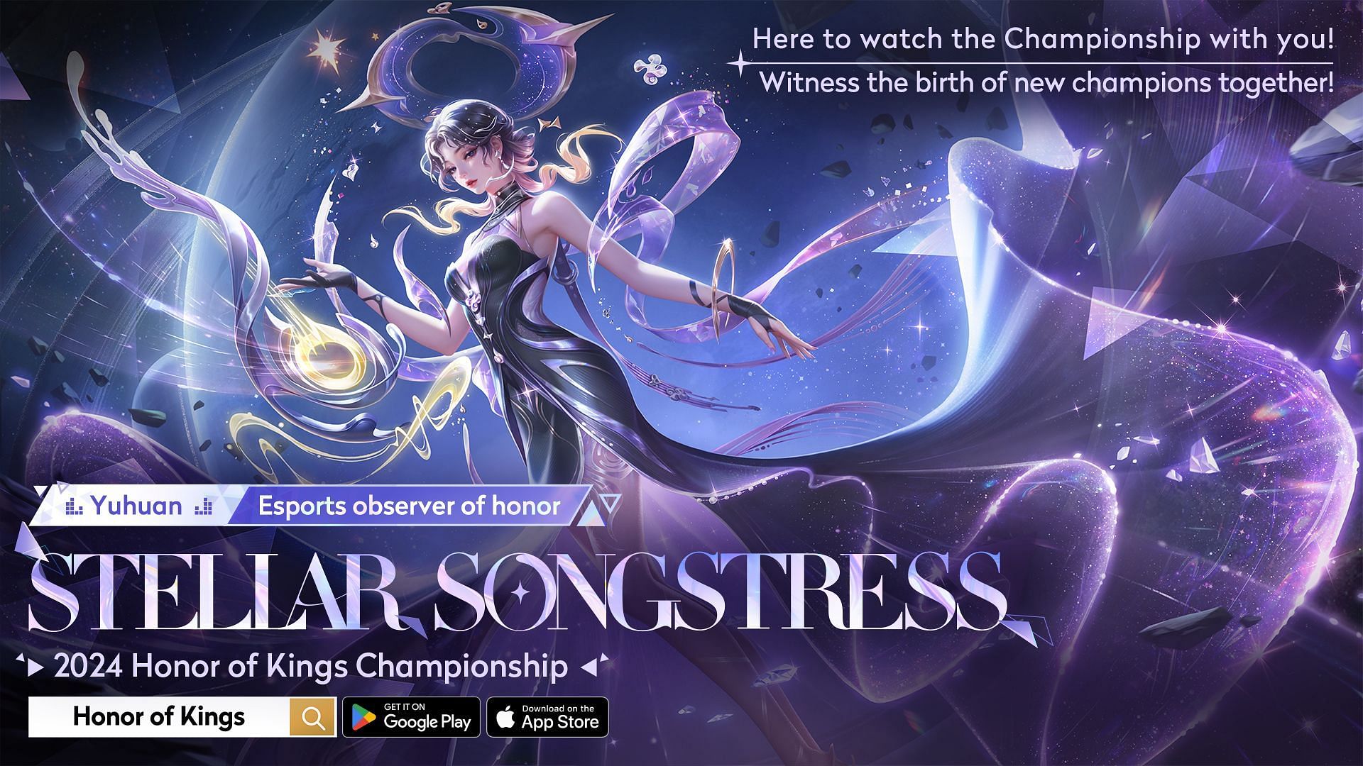 Yuhuan - Stellar Songstress Honor of Kings Championship 2024 (Image via Level Infinite)