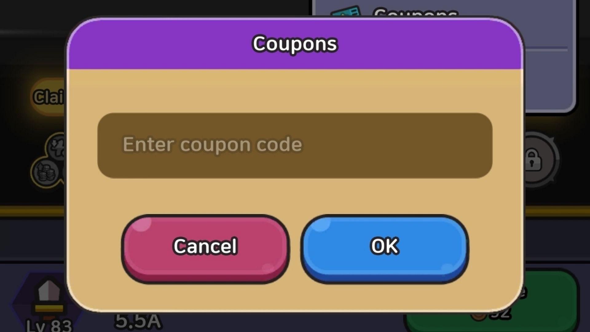 Use coupons to get free rewards (Image via AppQuantum)