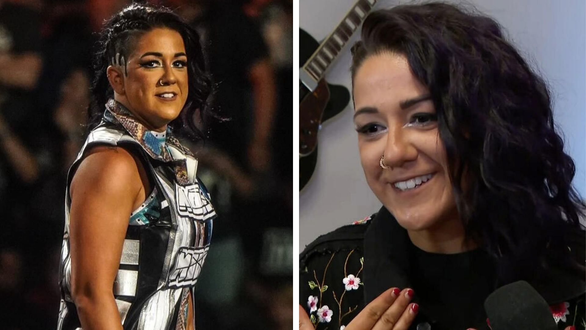 The Role Model competed in a title match at Bad Blood. [Photos: Bayley on Instagram, WWE.com]