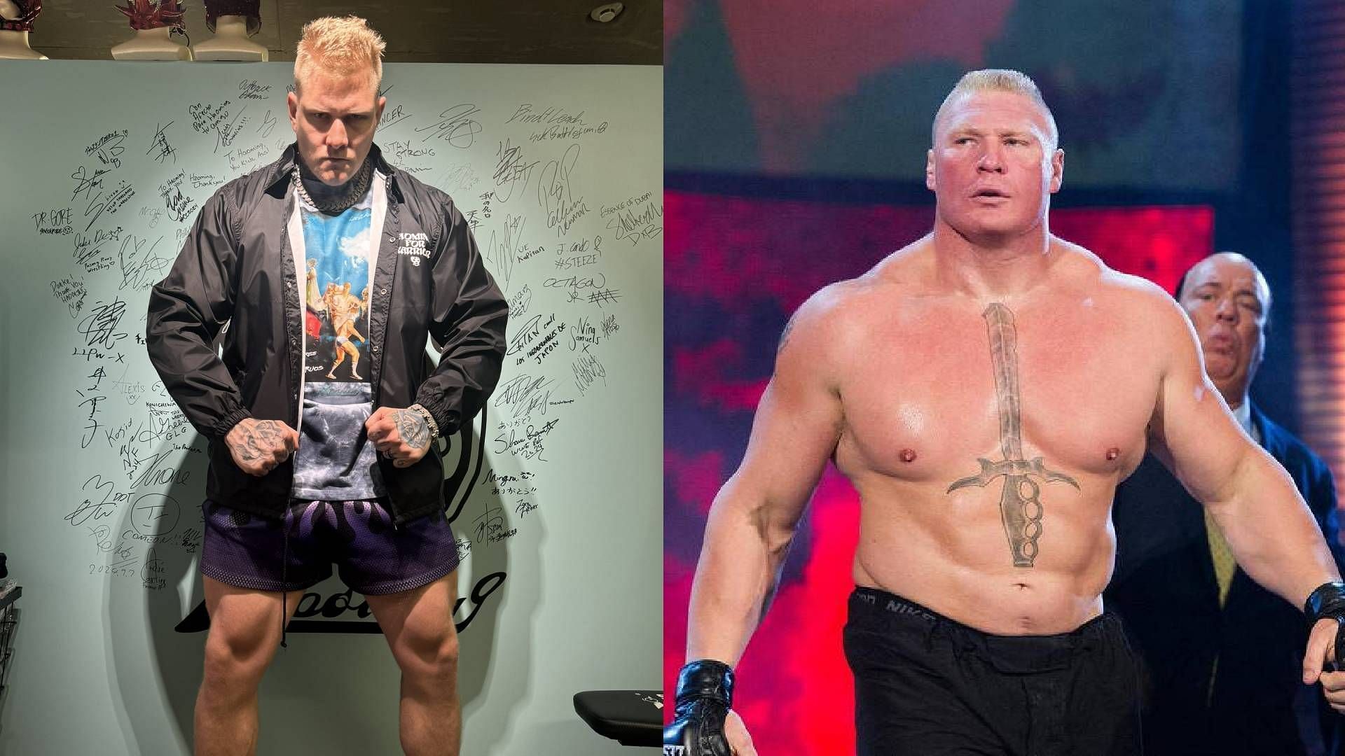 Parker Boudreaux and Brock Lesnar