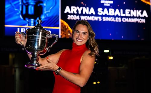 Aryna Sabalenka at the US Open 2024. (Photo: Getty)