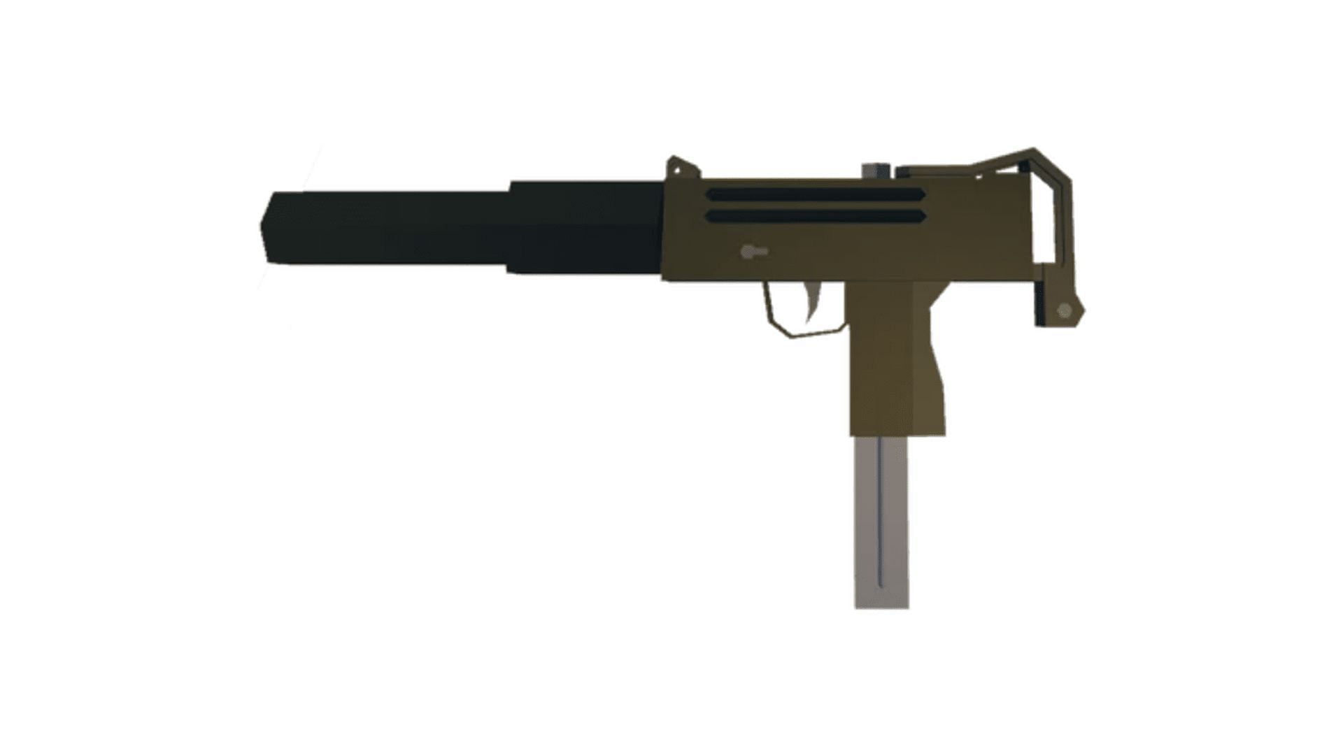 Snake&#039;s MAC-10 (Image via Roblox)