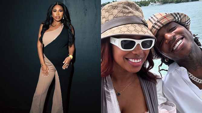 Coach Prime's daughter Deiondra's photoshoot leaves fiancé Jacquees awestruck