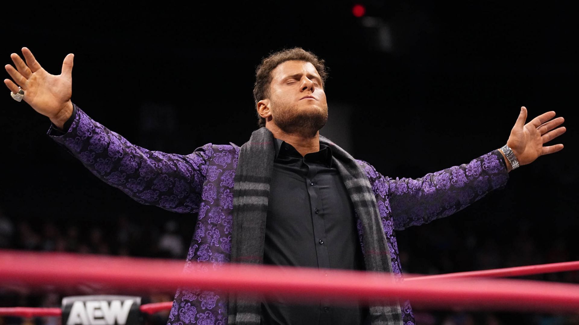 MJF made his return earlier tonight at WrestleDream [Photo: AEW Official Website]