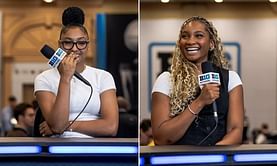 "The cutest": USC's JuJu Watkins reacts to KiKi Iriafen recapping fun time spent at the Big Ten Media Day