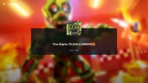 Five Nights TD update 18: Halloween Event, New Units, and more
