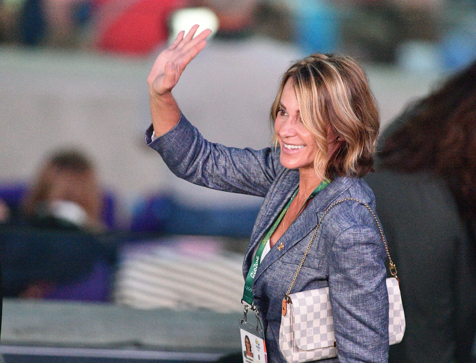 Nadia Comaneci at the Olympic Games 2016 Opening Ceremony - Source: Getty