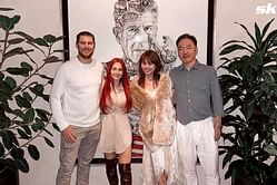 In Photos: Trevor Bauer & his agent Rachel Luba reunite with Japanese friends from NPB days ahead of European getaway