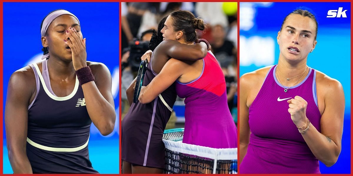 Aryna Sabalenka came back from a set down against Coco Gauff. (Source: Getty)