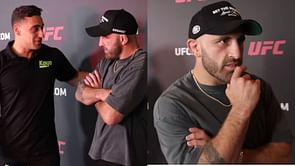 Alexander Volkanovski gives a scare by faking walk-off during pre-UFC 308 interview: "Sick of the media and their sh*t"