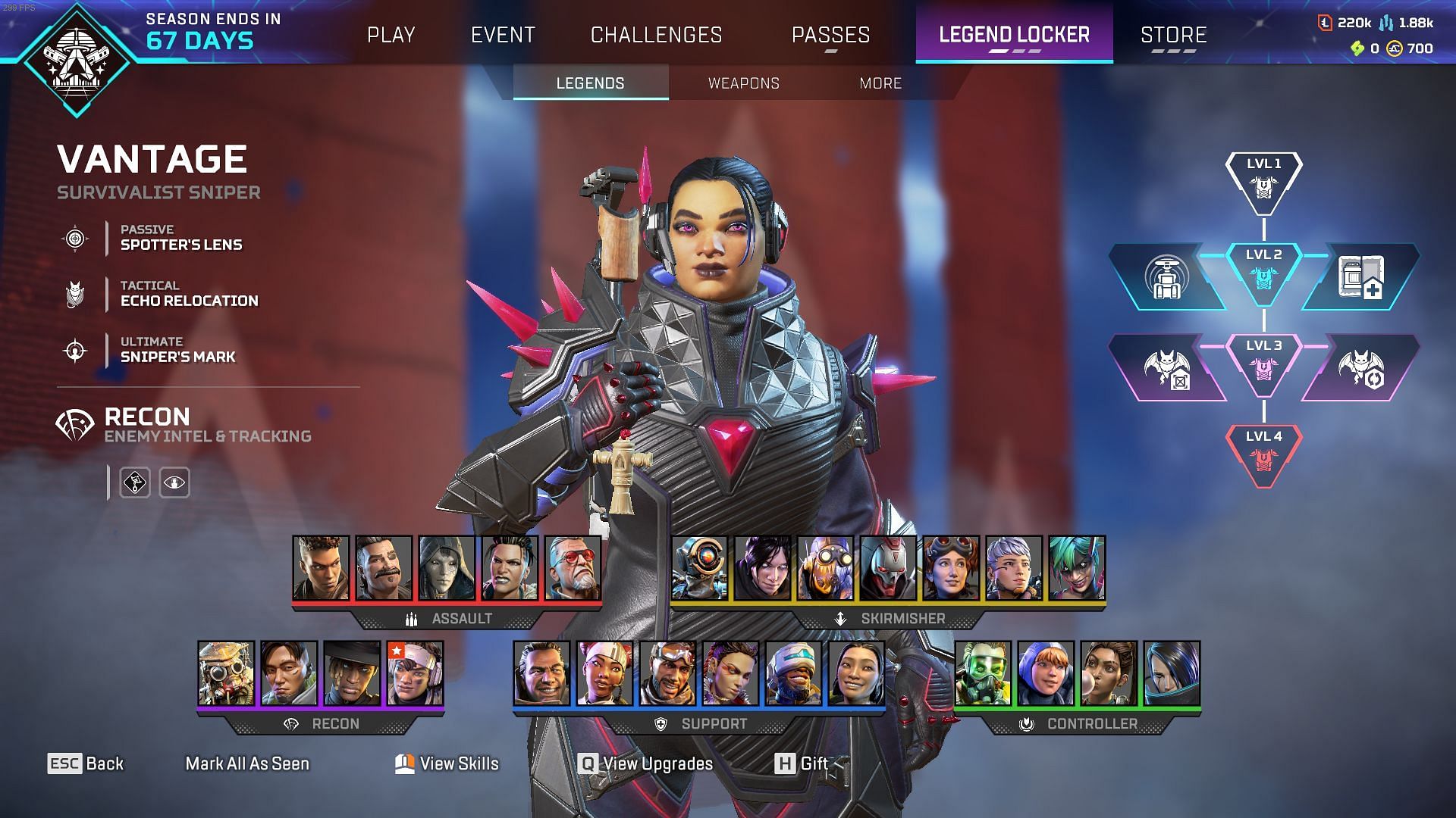 Vantage in Apex Legends (Image via EA)