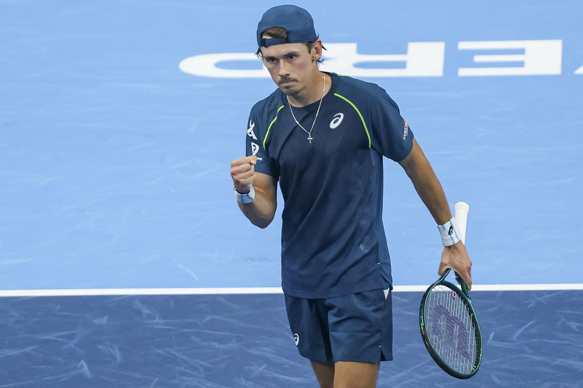 Alex de Minaur at the European Open 2024. (Photo: Getty)