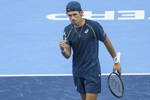 Alex de Minaur at the European Open 2024. (Photo: Getty)