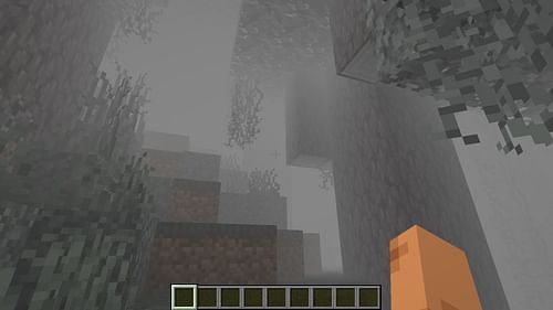 Dense fog and obstacles could spice up the gameplay of the Pale Garden in Minecraft (Image via Mojang Studios)