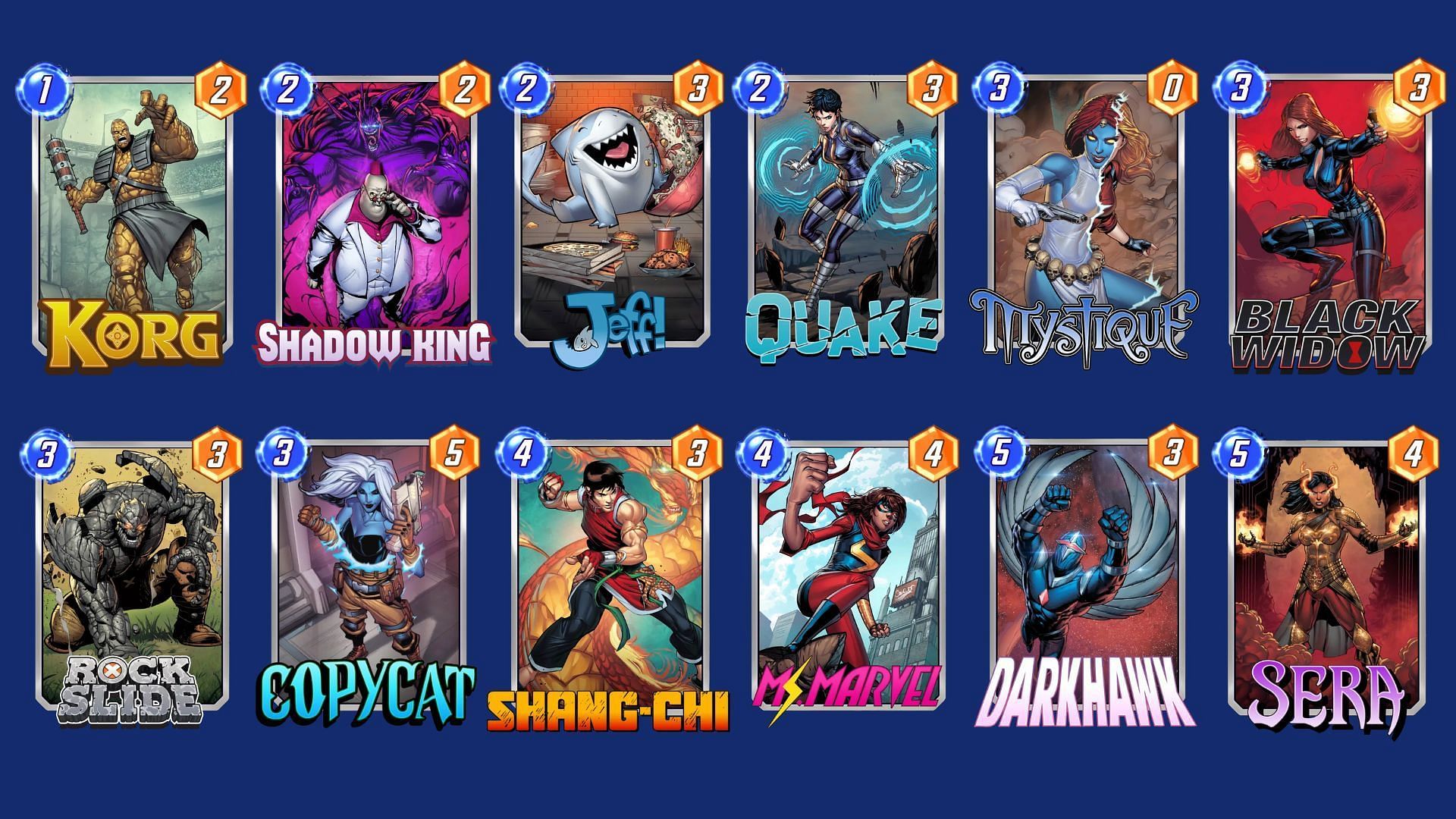 The Sera Darkhawk deck is a powerful Marvel Snap Copycat deck (Image via Nuverse)