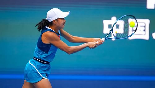 Zhang Shuai in action at the China Open (Image Source: Getty)