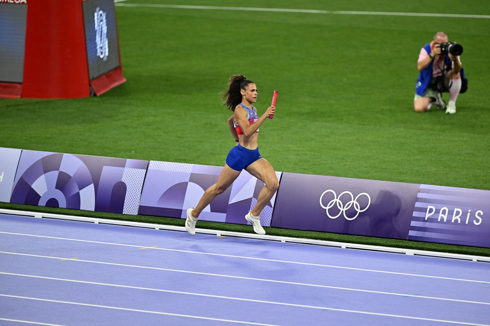 Athletics - Olympic Games Paris 2024: Sydney McLaughlin-Levrone in action (Source: Getty)