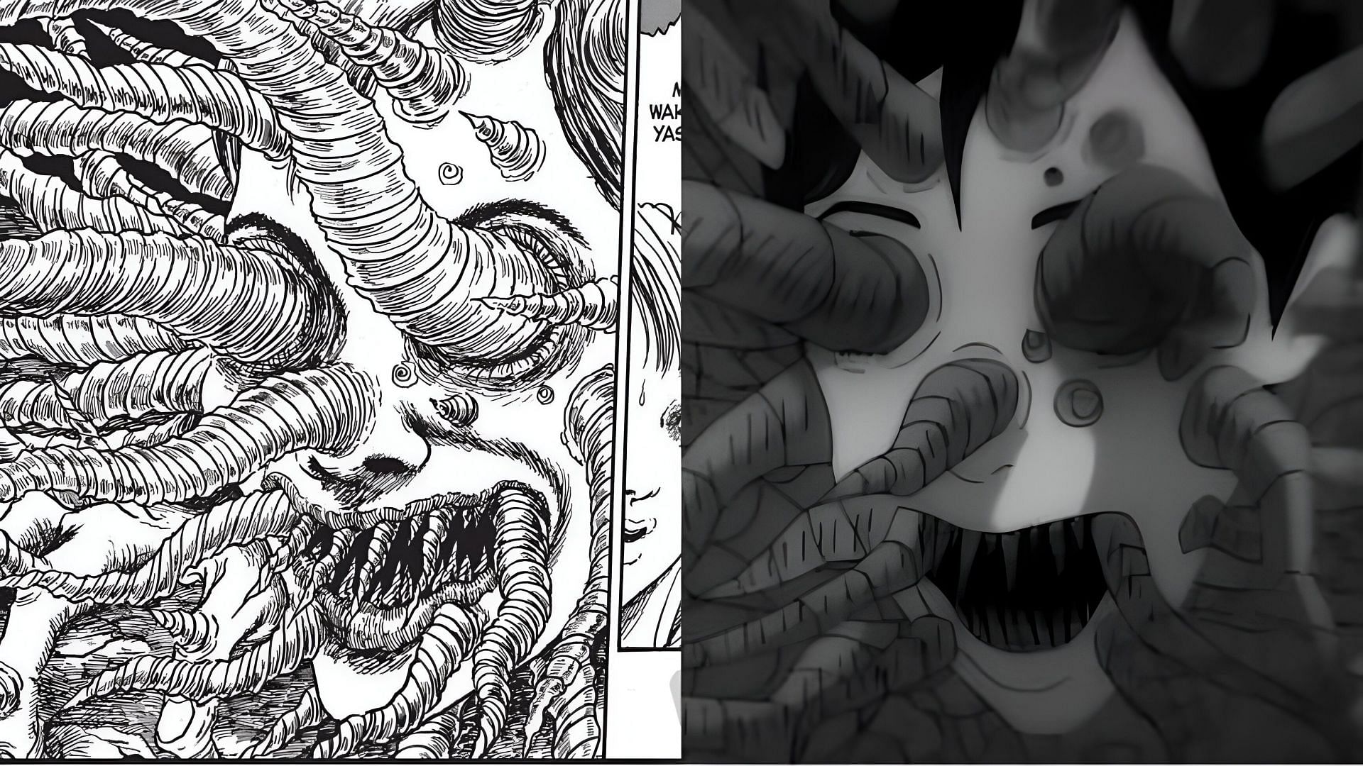 Uzumaki episode 3: Anime vs manga comparison (Image via Adult Swim &amp; Shogakukan)