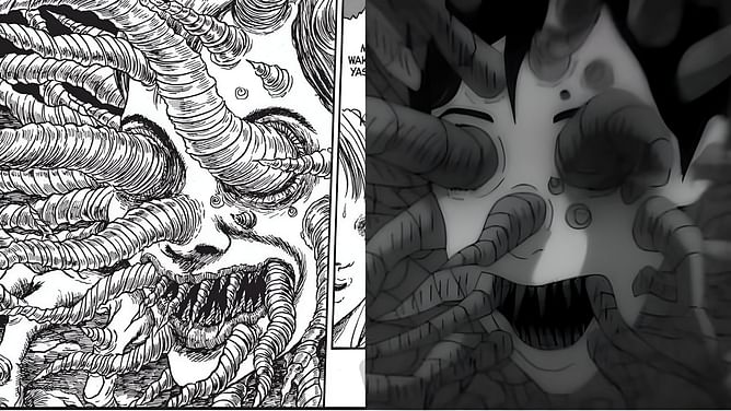 Uzumaki episode 3: Anime vs manga comparison