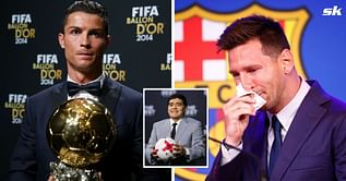 “From watching TV at home you can’t fight” - When Maradona slammed Lionel Messi for skipping award ceremony that Cristiano Ronaldo won