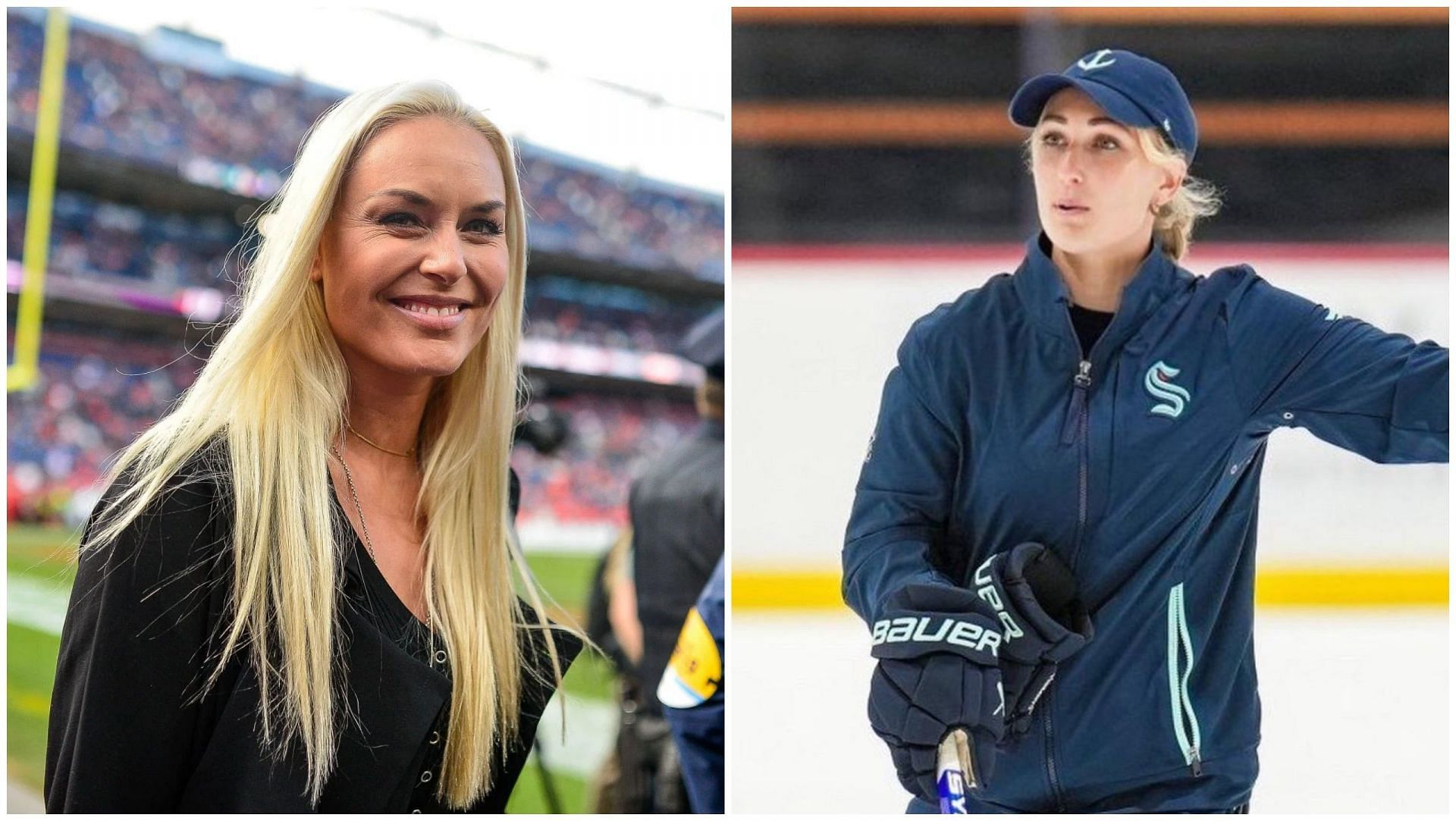 Lindsey Vonn and Jessica Campbell