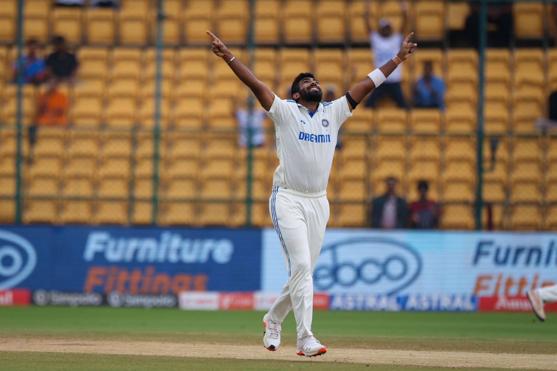 Jasprit Bumrah was the only Indian bowler among the wickets. [P/C: Getty]