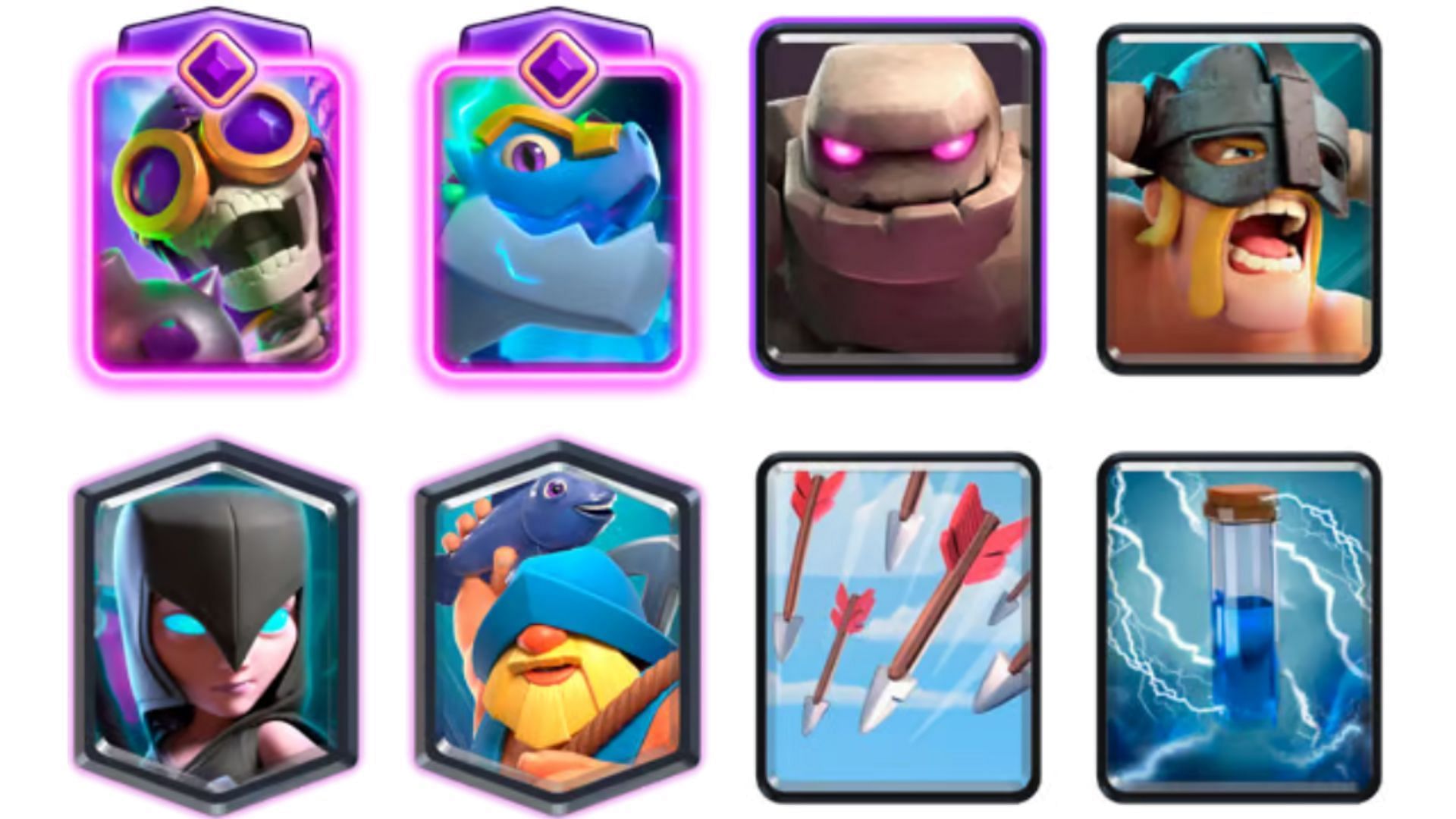 Golem EBaarbs Evo EDrag FishBoy (Image via SuperCell)