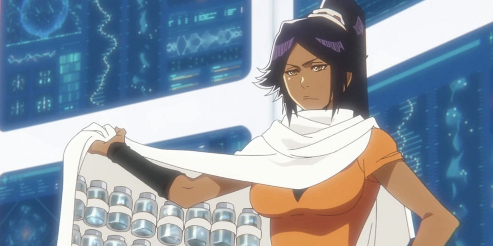 Yoruichi Shihoin as seen in the anime (Image via Studio Pierrot)