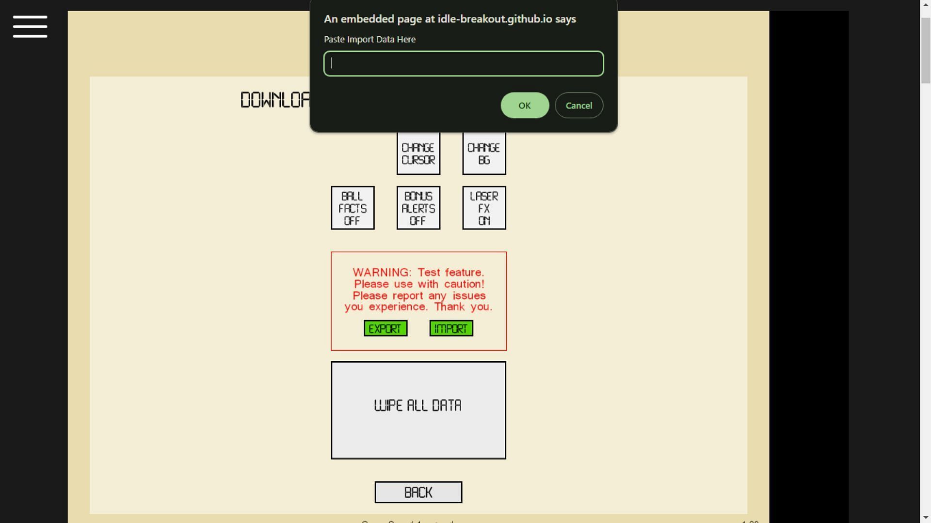 The process to redeem codes in Idle Breakout (Image via Kodiqi)