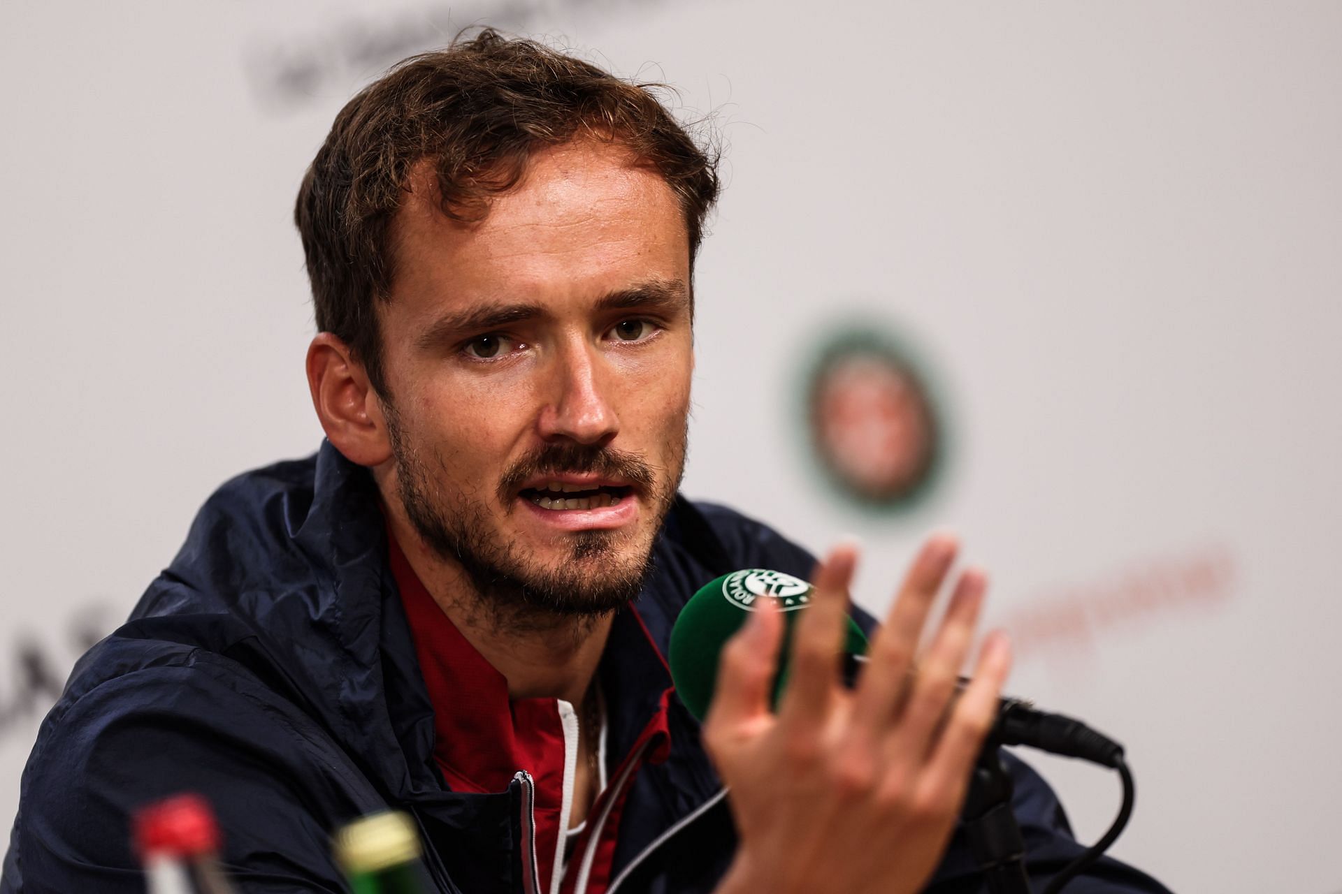 Daniil Medvedev at the 2024 French Open (Image source: Getty)