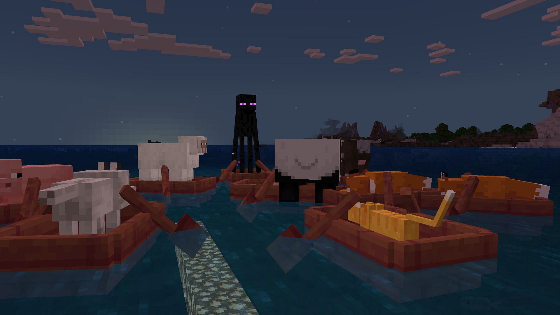 The Minecraft Championship Haunted Hoedown begins at 3 PM ET (Image via Mojang Studios)