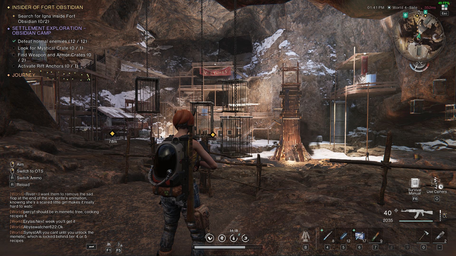 Obsidian Camp is a Vulture stronghold in Once Human (Image via Starry Studio)