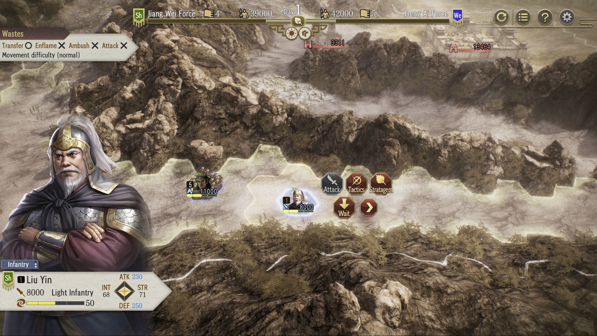 Combat is easy to get into, but truly conquering China can take some serious effort (Image via Koei Tecmo)