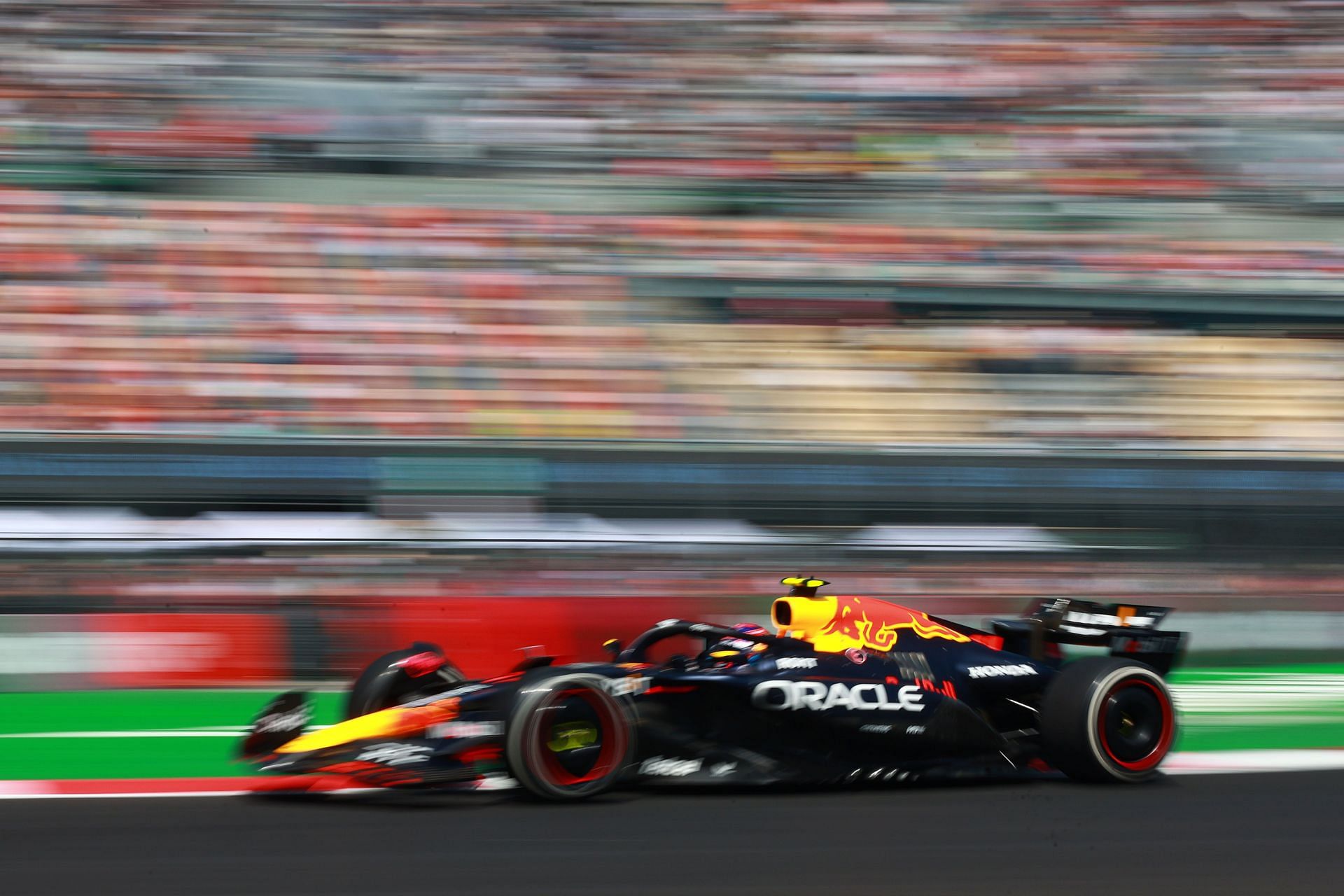 Sergio Perez of Red Bull Racing Honda RBPT driving the (11) RB20. Source: Getty Images