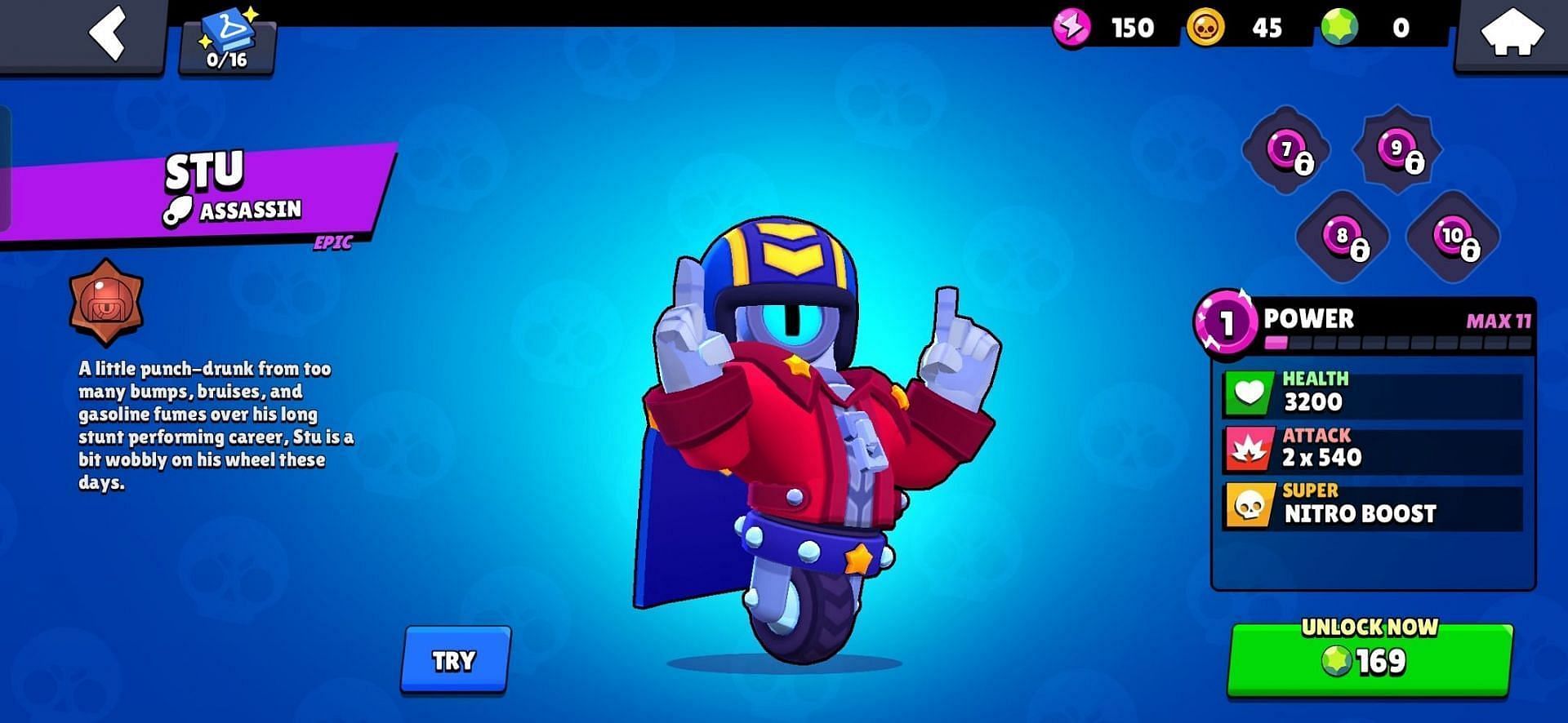 Stu is Epic assassin (Image via Supercell)