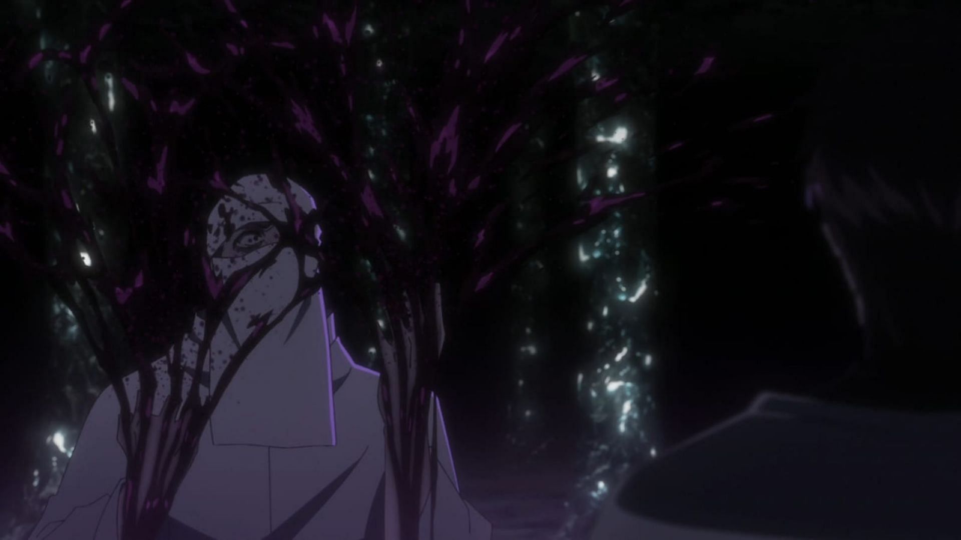 Aizen's Spiritual Pressure wounds a Soul Reaper (Image via Pierrot Films)