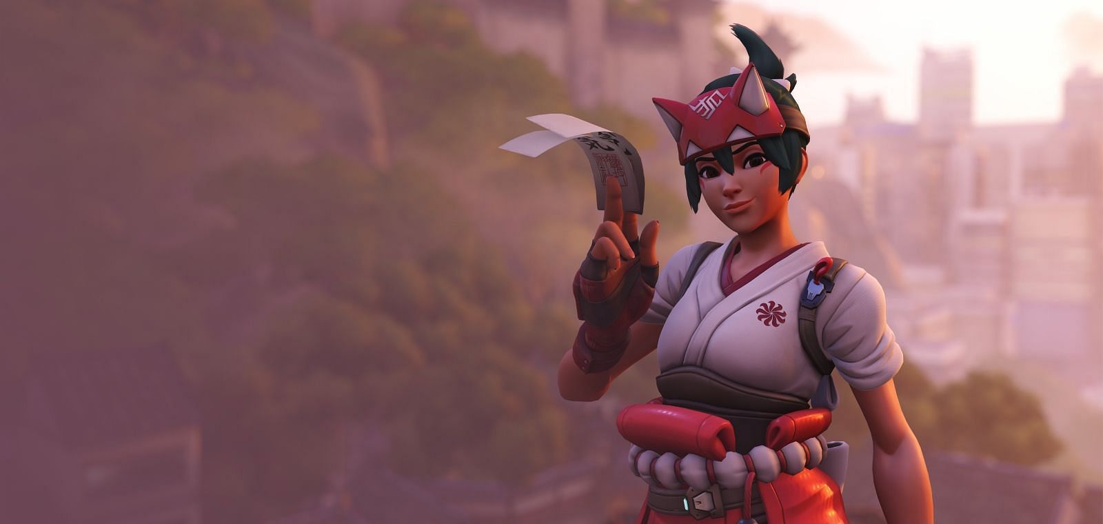 Kiriko, a Support hero from Japan (Image via Blizzard)