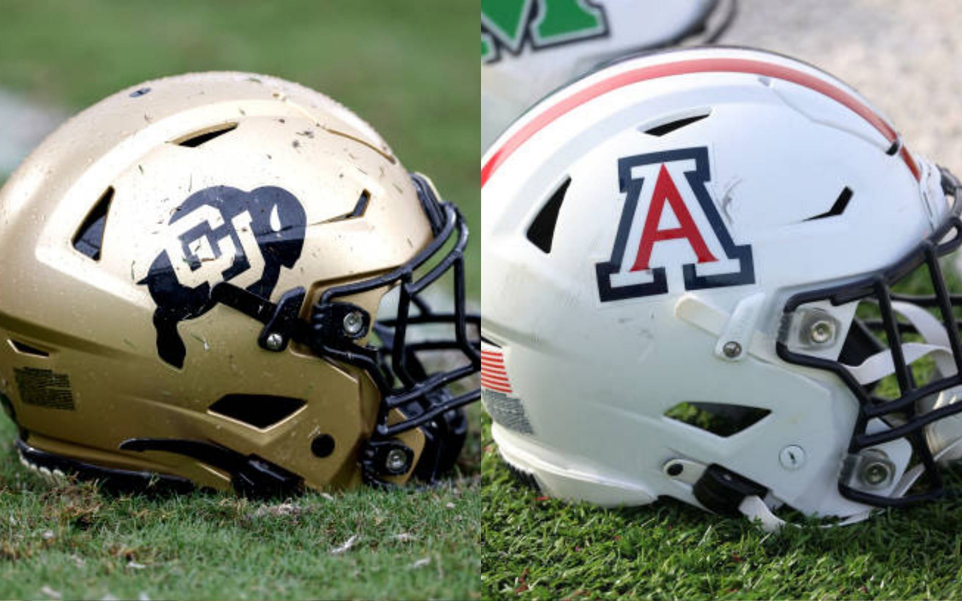 Colorado Buffaloes (left); Arizona Wildcats (right)