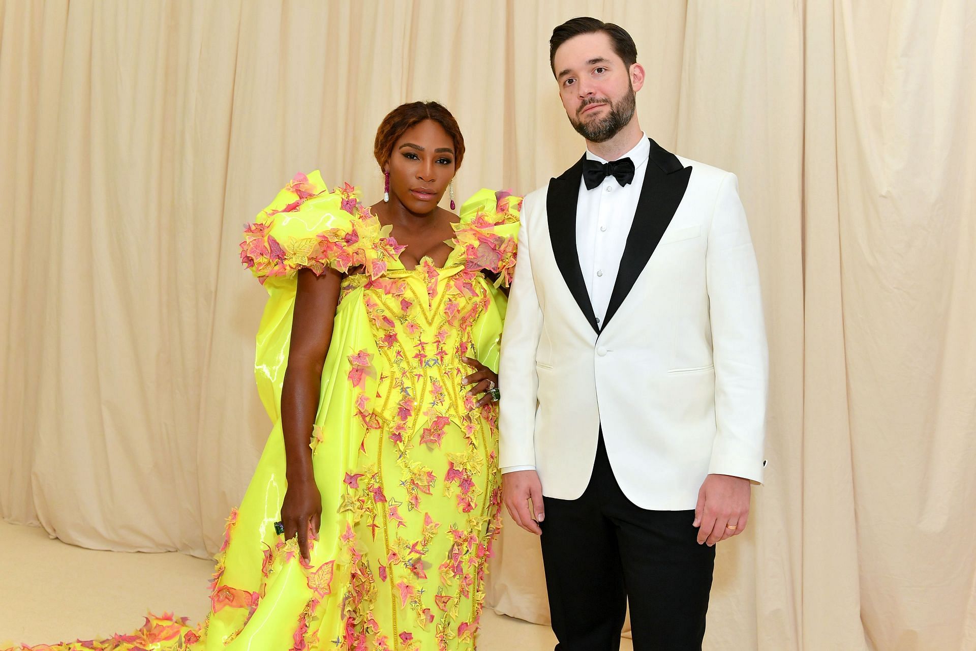 Serena Williams and husband Alexis Ohanian at the 2019 Met Gala red carpet (Image source: Getty)