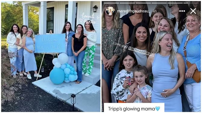 In Photos: Johnny Gaudreau's wife Meredith attends Matthew Gaudreau's widow Madeline's baby shower