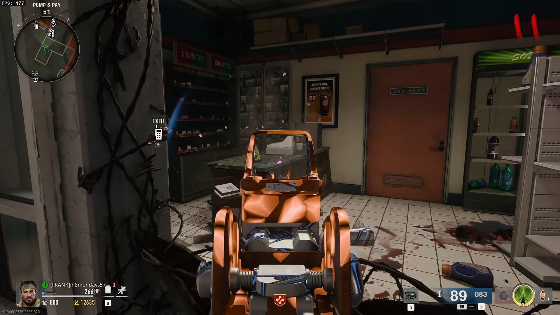 Shoe placed right beside the register (Image via Activision || YouTube/@TheGamingRevo)