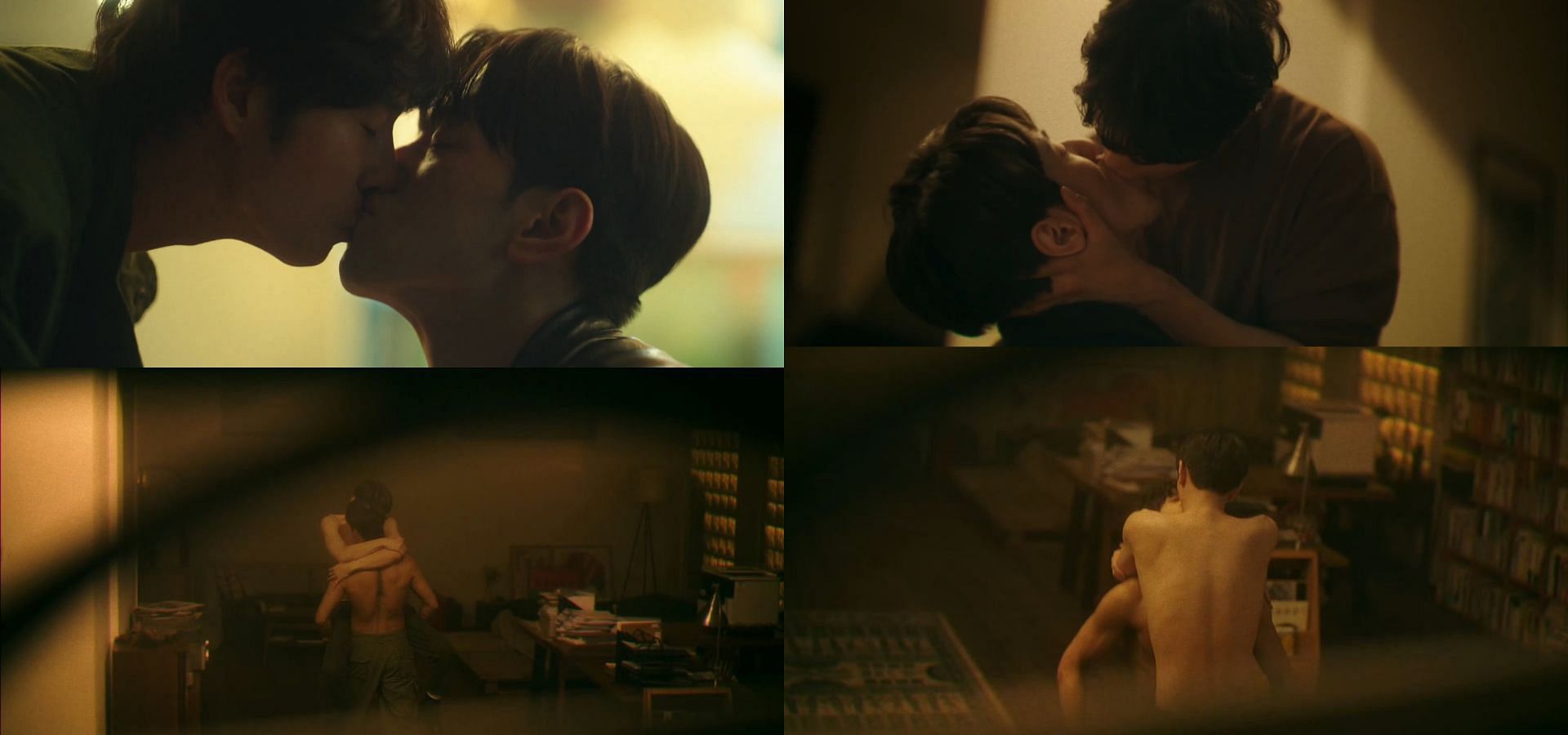 Love in The Big City love scenes between Nam Yoon-su and  Na Hyun-woo goes viral online. (Images via Rakuten Viki)