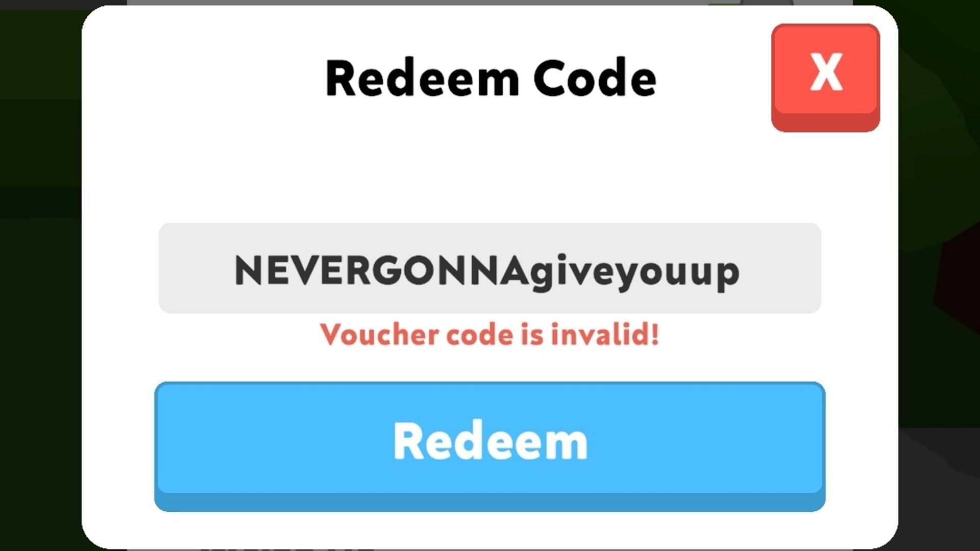 Eatventure invalid codes (Image via Lessmore UG)