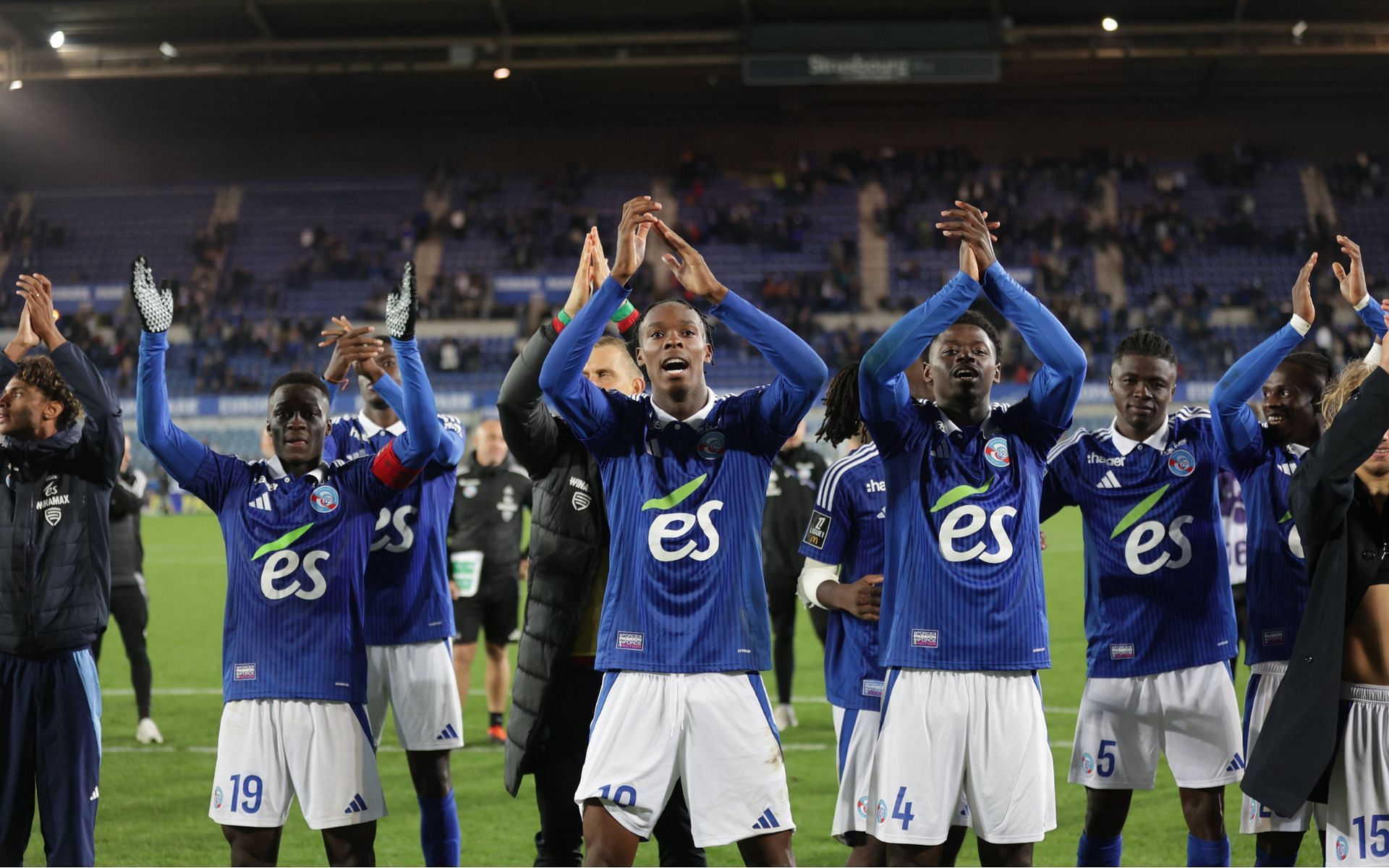 After upsetting Marseille, can Strasbourg win again this weekend? [Image: @RCSA_English on X]