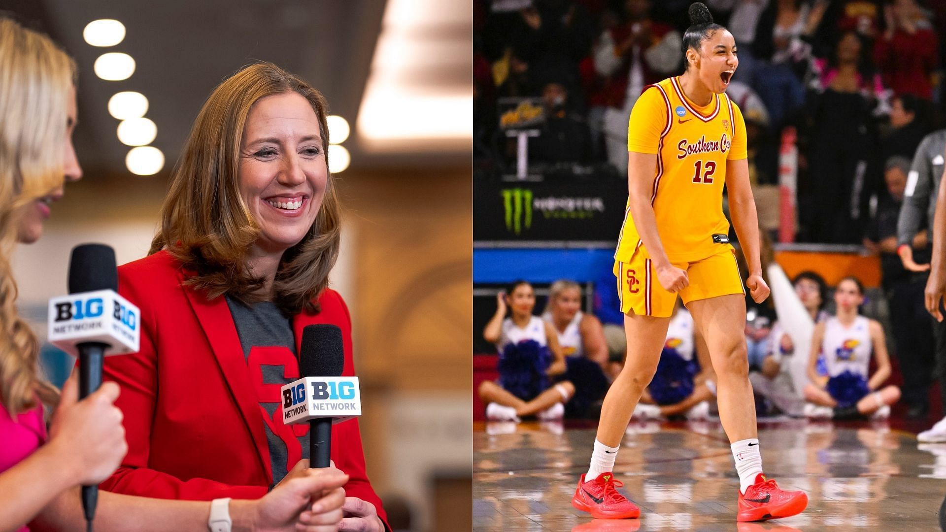 Lindsay Gottlieb and JuJu Watkins