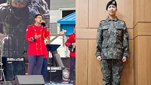 “Another level of heartache”- Fans react as BTS’ Namjoon shares story of him performing ‘Spring Day’ solo with military band