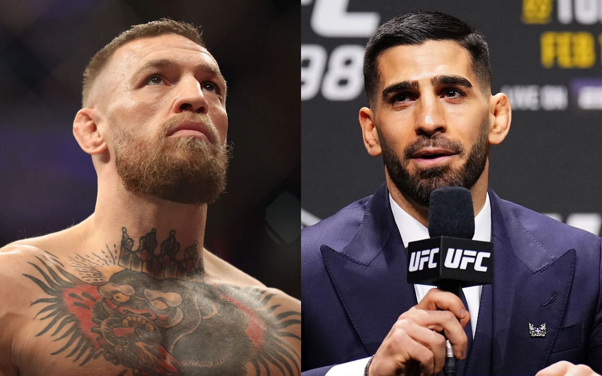 Conor McGregor (left) targeted by Ilia Topuria (right) in fiery online post [Images courtesy: Getty Images]