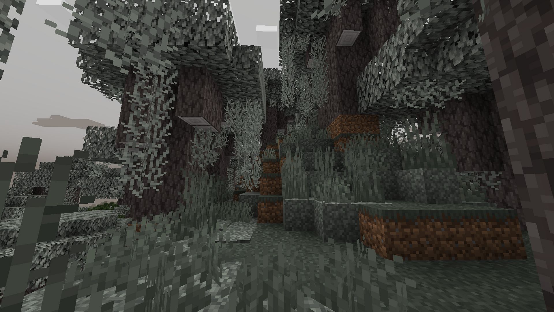 The Pale Garden is Minecraft&#039;s latest biome, and a creepy one at that (Image via Mojang)